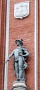 Schwarzhäupterhaus - Merkur, lat. merx = Ware, Gott der Händler und Diebe (Hamburg)